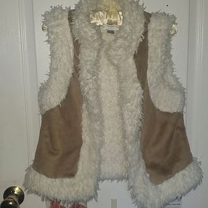 Faux fur vest